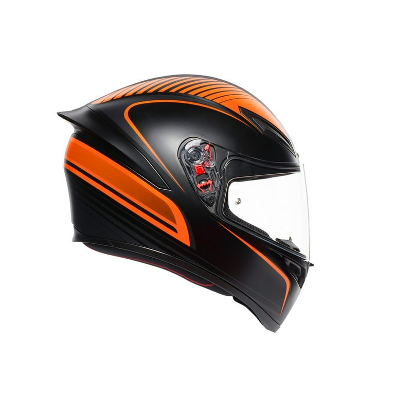 AGV K1 Warm Up Motorcycle Helmet Matte Black/Orange