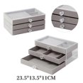 thumbnail image 3 of three drawer desktop jewelry storage box, 3 of 5