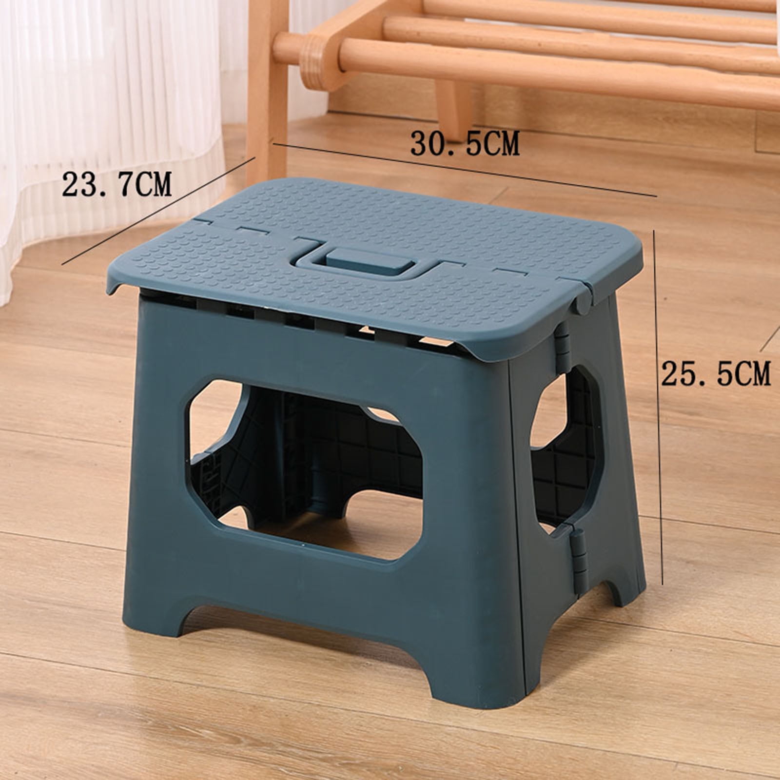 lulshou Folding Stool Outdoor Portable Heavy Duty Plastic Non-Slip