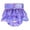 A008- Purple Fish Scale Pet Physiological Pants, variant on Washable Dog Diapers Female Featuring Ruffled Hem Skirt with Adjustable Hook-And-Loop Waistband, Reusable Pet Physiological Pants for Heat Protection and Incontinence Care,