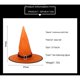 thumbnail image 5 of (negro con luz) Decoraciones de Halloween Colgantes al aire libre Decoraciones de sombrero de bruja resplandecientes iluminadas con cadena de luces de Halloween Funciona con pilas, 5 of 5