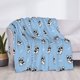 thumbnail image 3 of Fotbe French Bulldog Puppy Manta de Franela con Estampado, Manta Ultrasuave para Cama, Sofá, Auto, Hipoalergénica y Antibolitas-50"x40", 3 of 6