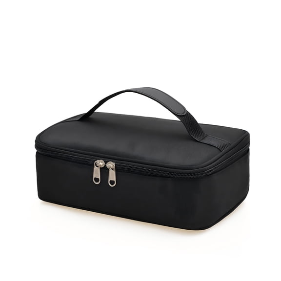 Maphissus Solid Reusable Small Lunch Bag Water-Resistant Portable Thermal Meal Tote with Handle
