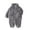 Dark Gray, variant on Toddler Boys 2 Piece Outfit Set Fleece Jacket & Pants Soft Plush Cloud Pattern Zip Up Elastic Waist Casual Kids Wear Stylish Loungewear Set