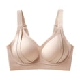 thumbnail image 2 of PNTUTB Women's Lightweight Breathable Bra,Solid Color Seamless Push-Up Bra Adjustable Straps Wire-Free Soft Support Bra, 2 of 6