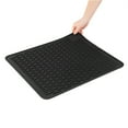 thumbnail image 5 of Comfy Grip Rectangle Black Silicone Dish Drying Mat - 17 3/4" x 15 3/4" - 1 count box, 5 of 9