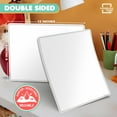 thumbnail image 5 of Scribbledo Double-Sided Dry Erase Sheets Small White Board , 9” x 12”, 10-Pack, 5 of 9