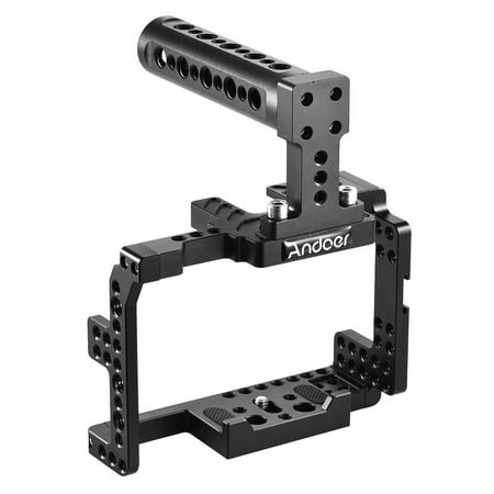 Andoer Protective Video Camera Cage Stabilizer Protector w/ Top Handle for Sony A7II A7RII A7SII Mirrorless
