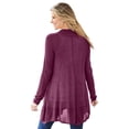 thumbnail image 2 of Woman Within Plus Size Lightweight Open Front Cardigan Sweater, 2 of 5