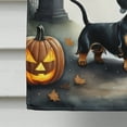 thumbnail image 2 of Dachshund Spooky Halloween House Flag 28 in x 40 in, 2 of 7