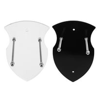 Worgeous 2PCS Knights Display Wall Sword Hanging Rack Sword Acrylic Display Rack Martial Arts Medieval Displays for Home Decor