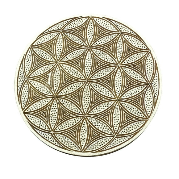 Textile Printing Block Floral Stamp Decorative Blocks Pottery Stamps