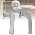 thumbnail image 3 of Lock Keyed Entry Lock Keyed Lever Door Handle Entry Door Handle with Lock and Key for Bedroom Bathrooms Hotels White, 3 of 7