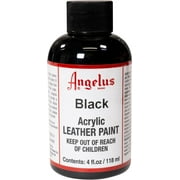 Angelus Leather Paint 4 Oz Black