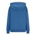 thumbnail image 4 of BangWanChi Hoodies for Women Pullover Women's Fashion Classic Long Sleeved Hooded Pocket Sweatshirt Tops Blouse, 4 of 4