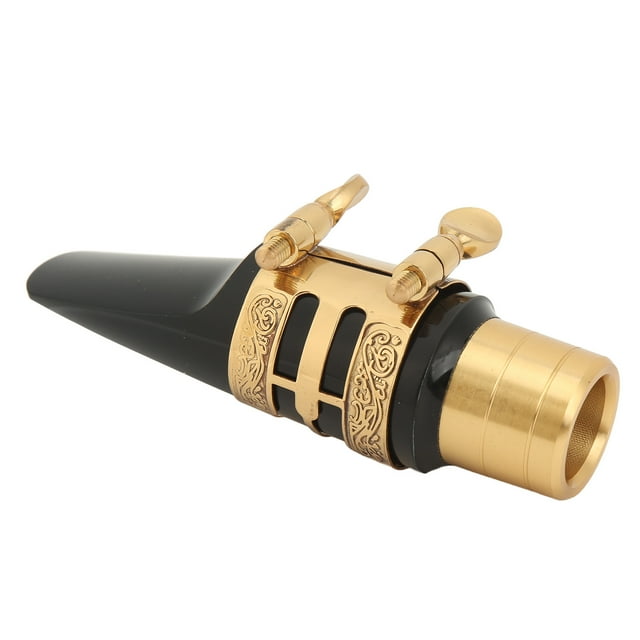 Kit De Boquilla Para Saxo Alto, Boquilla Duradera De Repuesto Para Saxo Tenor Alto Tono De Enfoque Brillante Con Ligadura De Tapa Para Instrumentos De Viento De Madera Para
