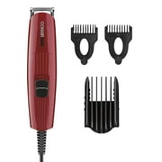 Conair Corded Beard and Mustache Trimmer, Red