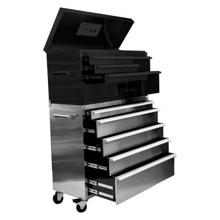 Trinity 45 in. Stainless Steel Roller Tool Chest - Walmart.com