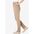 thumbnail image 3 of Woman Within Plus Size Knit Hassle-Free Pull-On Elastic-Waist Pants, 3 of 5