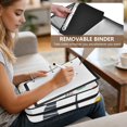 thumbnail image 5 of Haosy Accordion File Organizer Zipper Binder 500 Sheet 6-Tab Expanding File Folder Multi-Pocket 1.2 Inch 3 Ring Different Trees, 5 of 7