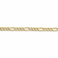 thumbnail image 2 of 10k Yellow Gold 4.75mm Semi-Solid Figaro Chain, 2 of 4