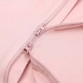 thumbnail image 6 of UAMVSH Baby Bodysuits for Spring Fall Ear Toddler Boys Girls Zipper Hooded Rompers Infant Solid Color Casual Jumpsuit Clothes(6-9 Months,Pink), 6 of 7
