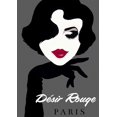 thumbnail image 2 of Vintage Apple Collection 11x14 Gold Ornate Wood Framed with Double Matting Museum Art Print Titled - Desire Rouge, 2 of 4
