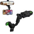 thumbnail image 1 of Soporte para móvil de coche espejo retrovisor soporte para teléfono móvil navegación Ar soporte universal para teléfono móvil reposacabezas de coche verde, 1 of 4