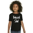 thumbnail image 3 of Tropical Soul Cute Island Vacay Vibes Crewneck T Shirts Boy Girl Teen Brisco Brands L, 3 of 6