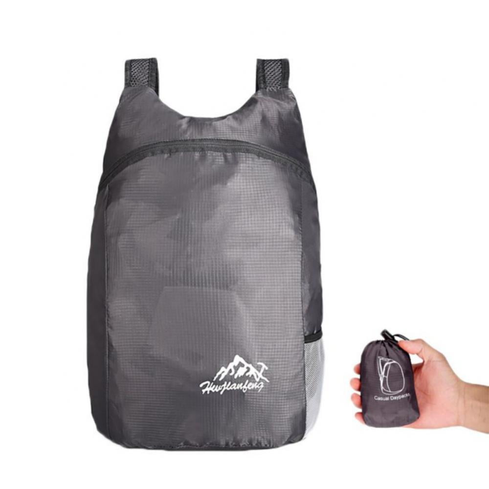 Outdoor Sports Foldable Waterproof Backpack Hiking Camping Travel Storage Bag 