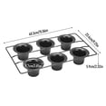 thumbnail image 2 of Molde Antiadherente de Acero al Carbono para 6 Panes Yorkshire Popovers con Rejilla de Alambre para Distribución Uniforme del Calor y Resultados Esponjosos, 2 of 5