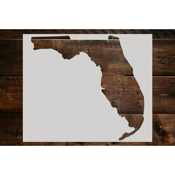 Florida State Stencil- Art and Wall Stencil (5"x6")