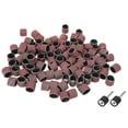 thumbnail image 1 of 100pc 1/2" Sanding Bands Kit with 2 Sanding Drum Mandrel For DREMEL Rotary Tools, 1 of 5