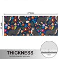 thumbnail image 5 of Kitchen Rugs Sets Of 2,Bernese Mountain and Flower Anti Fatigue Kitchen Mat Rugs Non Slip Washable,Decorative Kitchen Floor Mats for Kitchen,Sink,Laundry,17"X47", 5 of 5