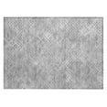 thumbnail image 2 of Addison Rugs Chantille Indoor/Outdoor Transitional Squares Gray Washable Rectangle Rug, 1'8" x 2'6", 2 of 6
