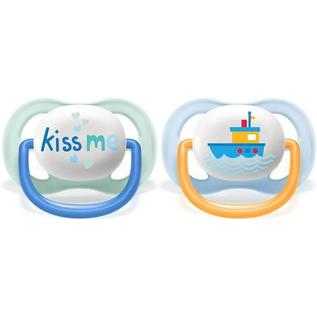 Philips Avent Chupon Collection Kisses / Boat 0-6m 2pz
