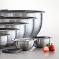 thumbnail image 5 of Tramontina 14-Piece Covered Stainless-Steel Mixing Bowl Set - Gray, 5 of 5