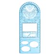 thumbnail image 1 of CEHVOM Multifunctional Student Math Ruler,Multifunctional Rotatable Active Math Ruler Drawing Template, 1 of 1