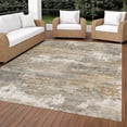 thumbnail image 3 of Addison Rugs Chantille Indoor/Outdoor Transitional Abstract Khaki Machine Washable Rectangle Rug, 3' x 5', 3 of 8