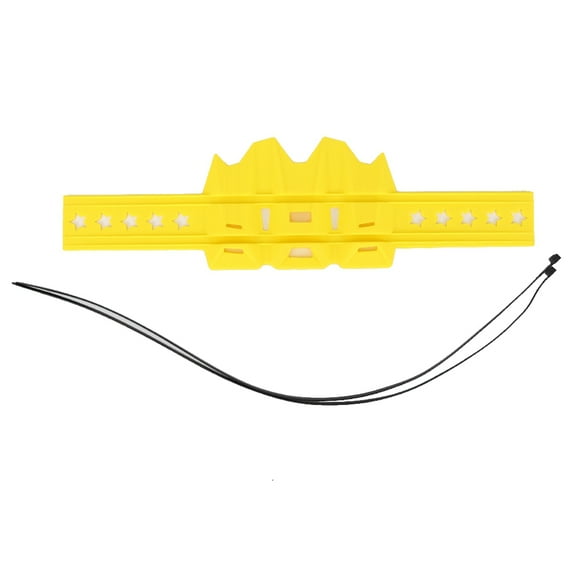 Universal Yellow Silicone Motorcycle Exhaust Heat Shield - Pipe Protector Cover Guard