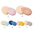 thumbnail image 4 of Becaristey Mini Portable Facial Powder Foundation Puff Washable Reusable Make Up Dry Wet Concealer Sponge Cosmetics Supply Travel Light Brown 1Set, 4 of 6