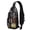 Galaxy Sci-Fi L, variant on Football Soccer Basketball Sling Bag for Men, Women Sports Ball Print Backpack, Athletic Lightweight Daypack
