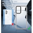 thumbnail image 4 of Case for Samsung Galaxy A33 5G Clear Crystal PC Hard Acrylic Back Cover for Samsung Galaxy A33 5G Transparent Case Military-Grade Protection Anti-Scratch Anti-Yellowing Case Clear, 4 of 8