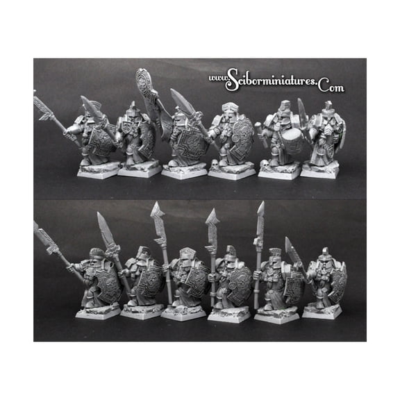 Scibor Monstrous Miniatures Noble Spearmen New