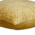 thumbnail image 4 of Parkland Collection Delta Transitional Quilted Yellow Throw Pillow, 4 of 6
