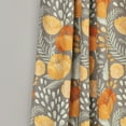 thumbnail image 3 of Poppy Garden Room Darkening Window Curtain Panels Yellow/Gray 52X108 Set, 3 of 3
