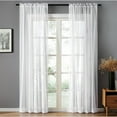 thumbnail image 1 of Sumhomie Tulle Drap Sheer Voile Rod Pocket Curtain Panel, 1 of 3