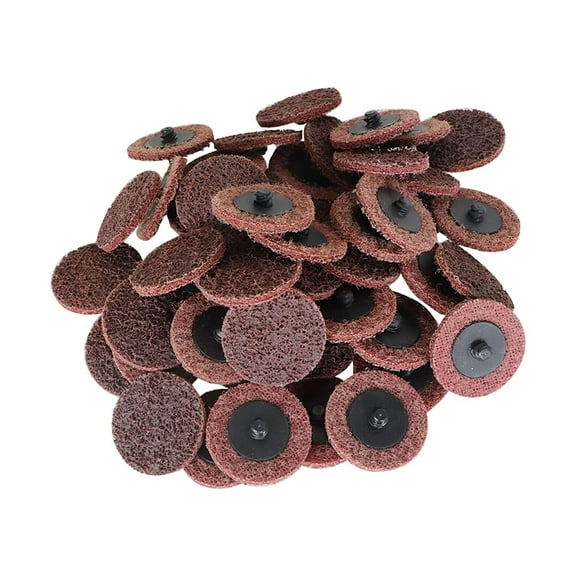 ALL-CARB 50Pcs Quick Change Sanding Discs 2 Inch Medium Surface Prep Conditioning Discs Fit for Surface Strip Grind Polish Burr Finish