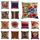 thumbnail image 2 of 45 * 45 cm (18 Pulgadas *) Mexicano Patrón De Lino Coche Funda De Cojín Decorativa Para El Hogar, 2 of 4
