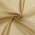 thumbnail image 6 of MKHILL 42x216 Gold Sheer Scarf Valance, Extra Long 18 Ft Voile Curtain for Wedding Backdrop & Living Room Bedroom Decor, 1 Panel, Gold, 6 of 8